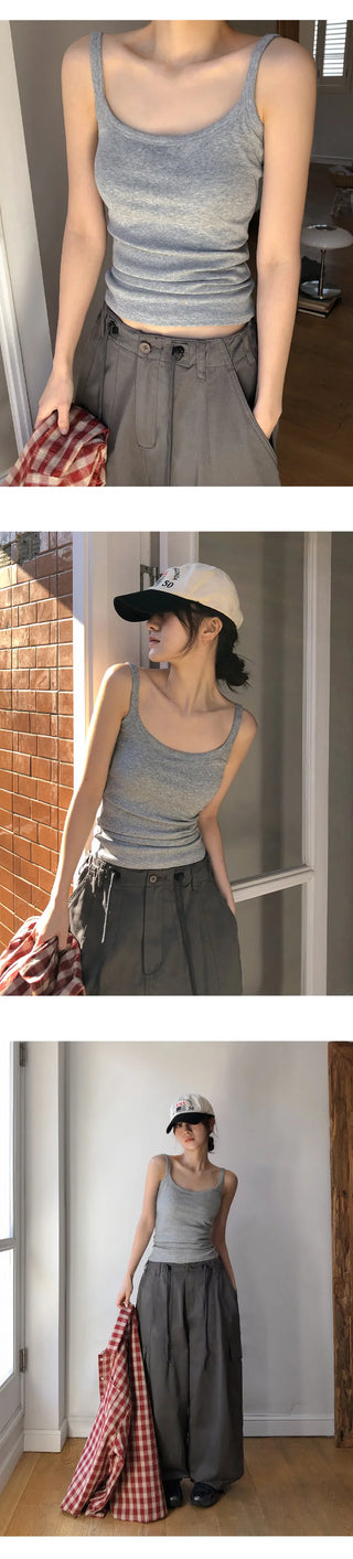 Yudimon Breast Cover Round Ribbed Cap Sleeveless