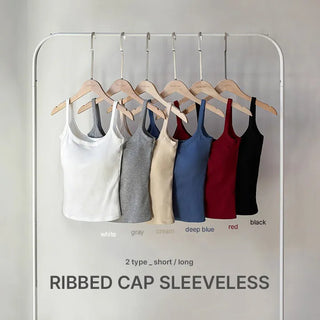 Yudimon Breast Cover Round Ribbed Cap Sleeveless