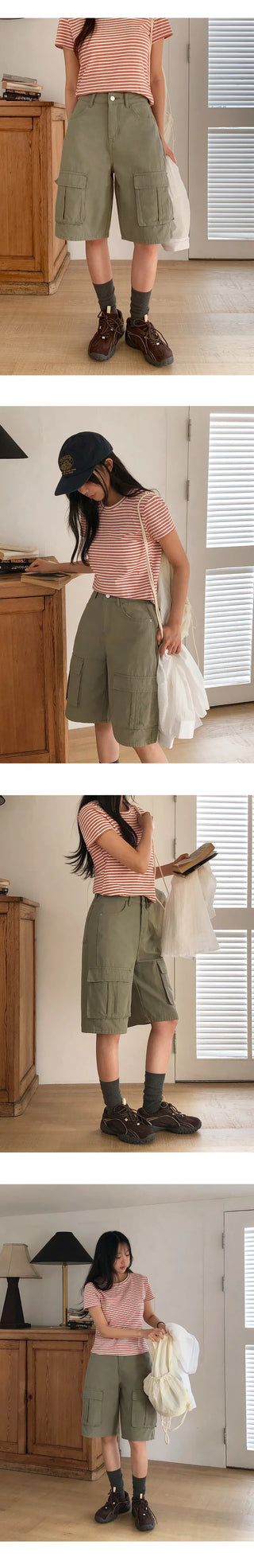 Snell Cargo Bermuda Cotton Pants