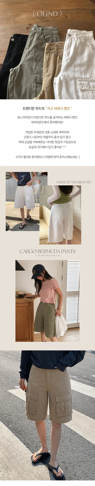 Snell Cargo Bermuda Cotton Pants