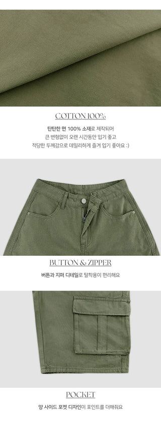 Snell Cargo Bermuda Cotton Pants