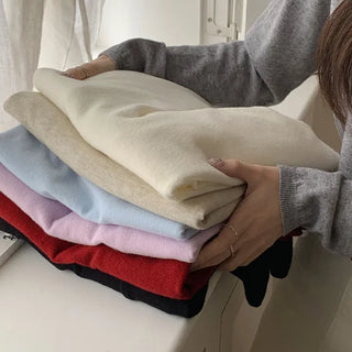 O'Hand V neck Long Sleeve Knit