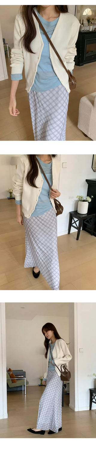 Cranb V neck Long sleeve Cardigan