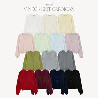 Cranb V neck Long sleeve Cardigan
