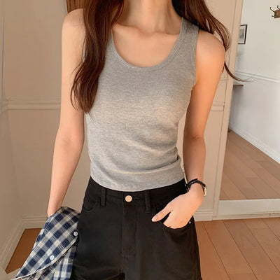 Rabits Ribbed Cap Sleeveless