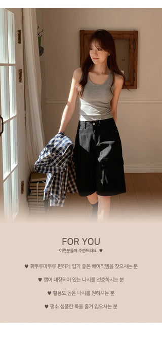 Rabits Ribbed Cap Sleeveless