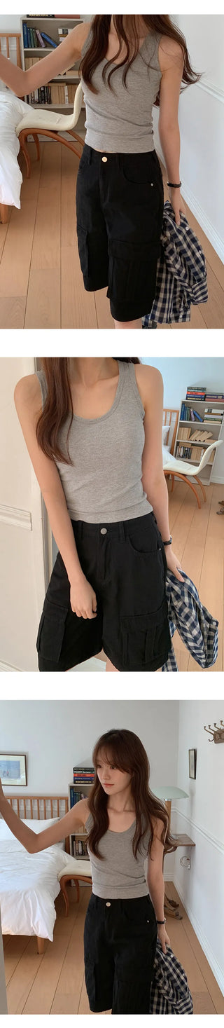 Rabits Ribbed Cap Sleeveless