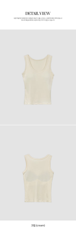 Rabits Ribbed Cap Sleeveless