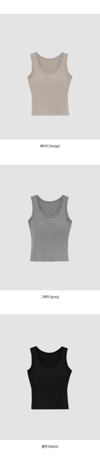 Rabits Ribbed Cap Sleeveless