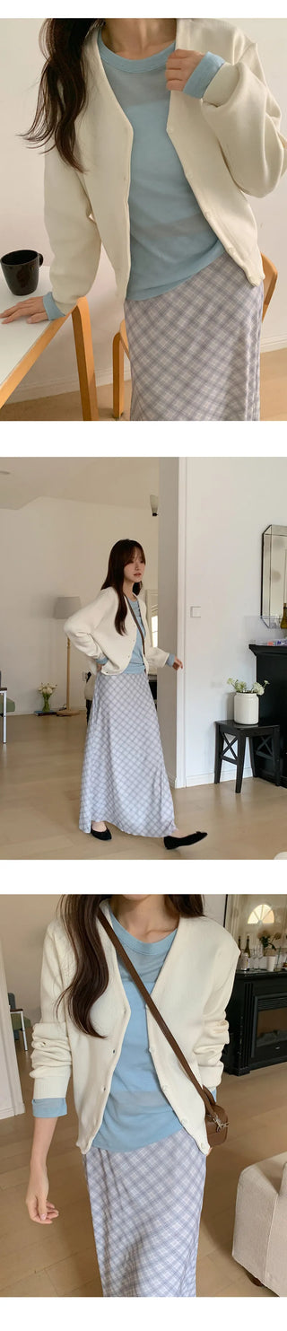 Inette Lyocell Round Long Sleeve T shirt