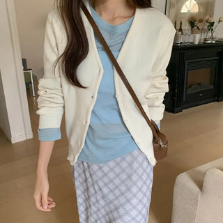 Inette Lyocell Round Long Sleeve T shirt