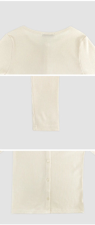 Lesah Ribbed Shirred Top Knit Cardigan Set