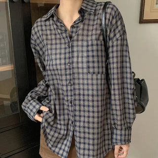 LeMessen Long Sleeve Check Shirt