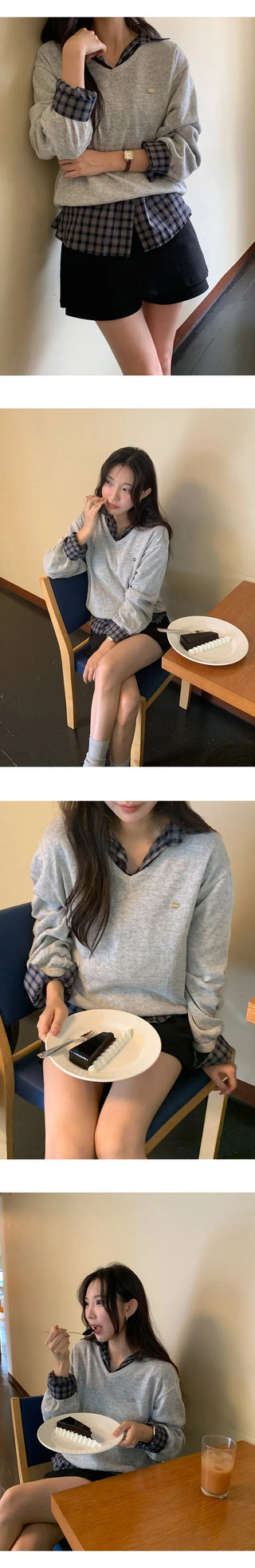 LeMessen Long Sleeve Check Shirt