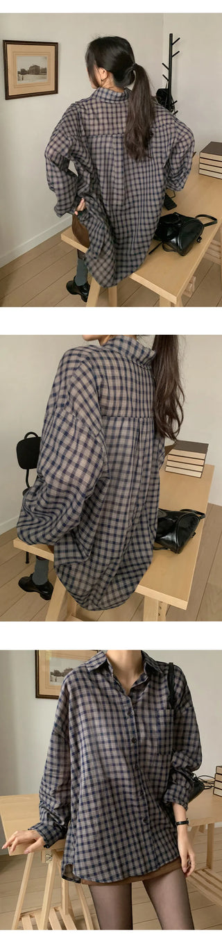 LeMessen Long Sleeve Check Shirt