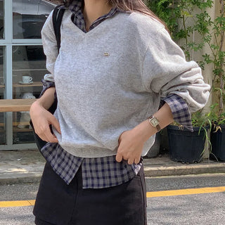 LeMessen Long Sleeve Check Shirt