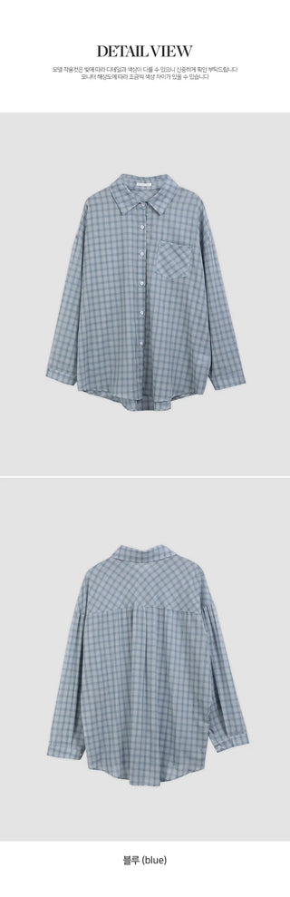 LeMessen Long Sleeve Check Shirt