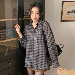 LeMessen Long Sleeve Check Shirt