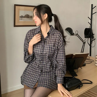 LeMessen Long Sleeve Check Shirt