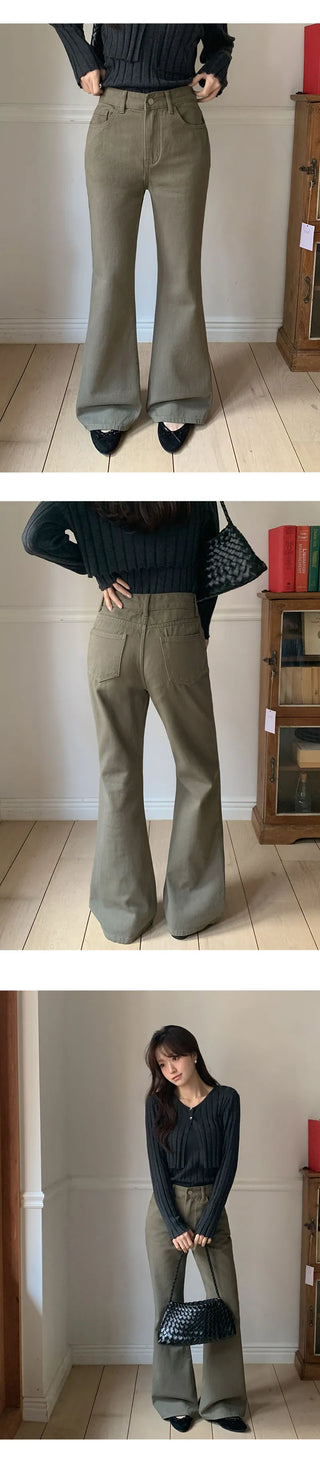 Ellovi Bootcut Cotton Pants
