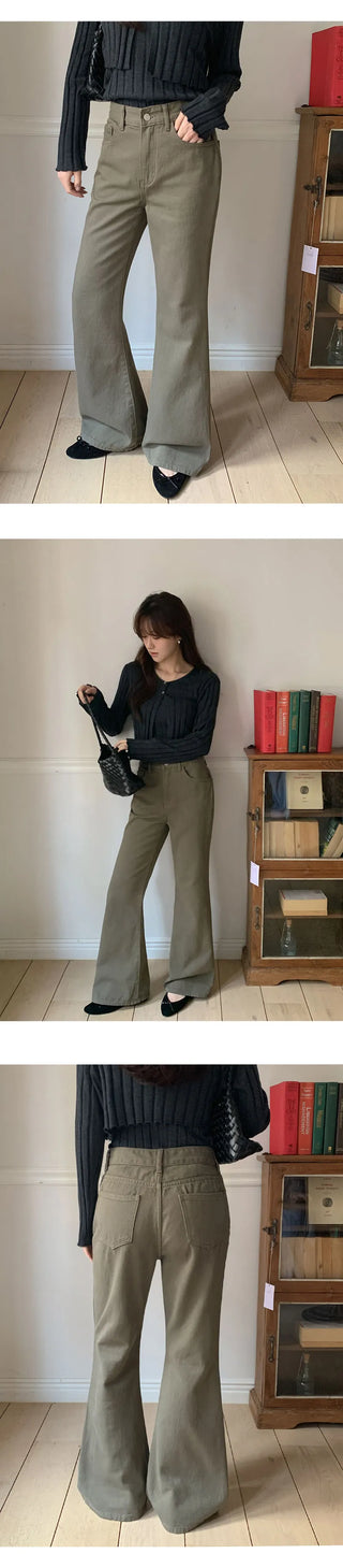 Ellovi Bootcut Cotton Pants
