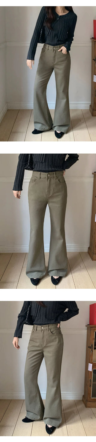 Ellovi Bootcut Cotton Pants