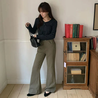 Ellovi Bootcut Cotton Pants
