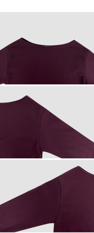 Ovet Loose Fit One Shoulder Sweatshirt