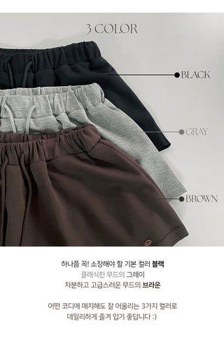Kanye Elastic Layered Pendant Skirt Two way Pants