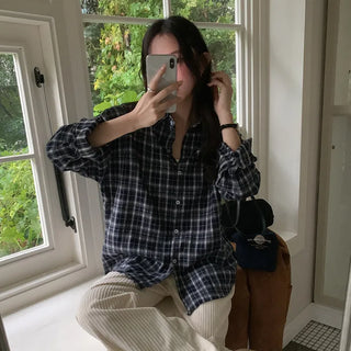 Cliet Loose Fit Check Shirt