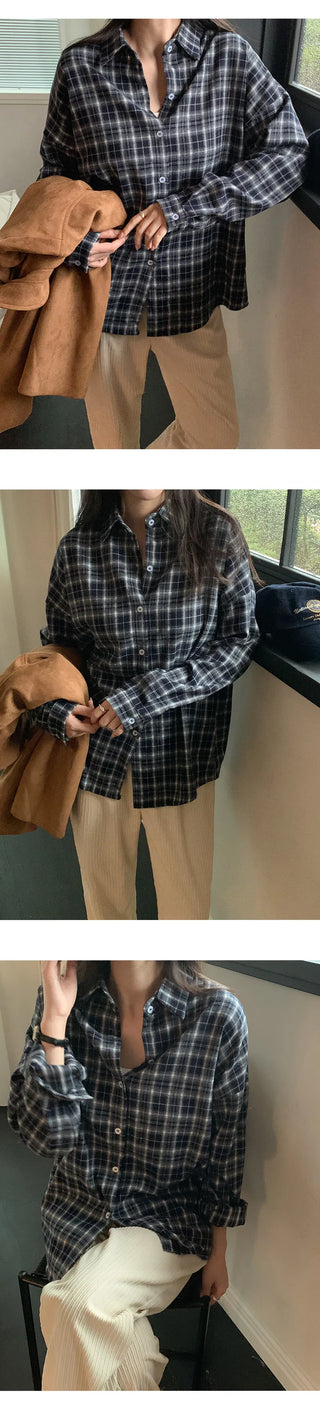 Cliet Loose Fit Check Shirt