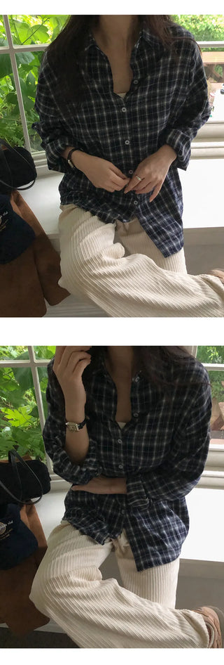 Cliet Loose Fit Check Shirt