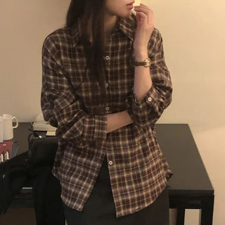 Cliet Loose Fit Check Shirt