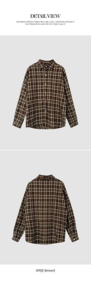 Cliet Loose Fit Check Shirt