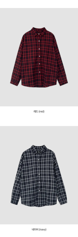 Cliet Loose Fit Check Shirt
