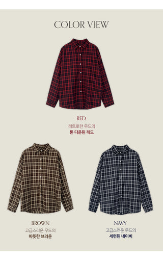 Cliet Loose Fit Check Shirt