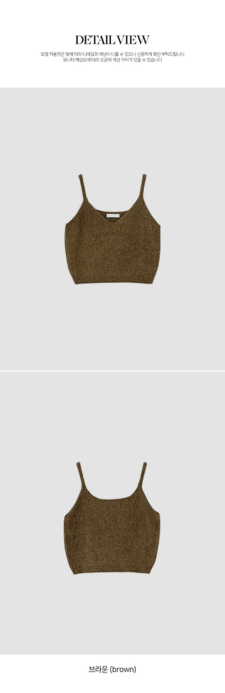 Torion V neck Crop Knit Bustier