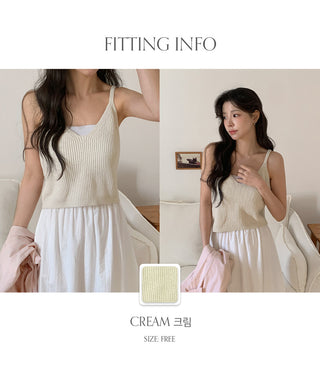 Torion V neck Crop Knit Bustier