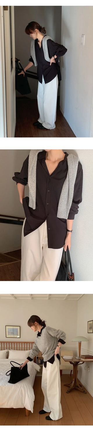 Senetin V neck Wool Knit
