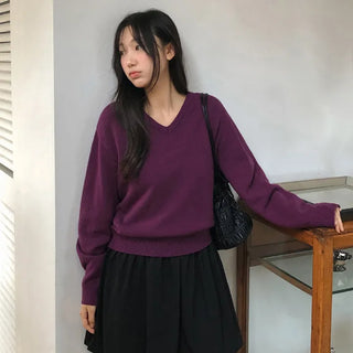 Senetin V neck Wool Knit