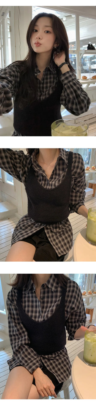 Yuhandi Wool Alpaca Crop Knit Bustier
