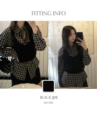 Yuhandi Wool Alpaca Crop Knit Bustier