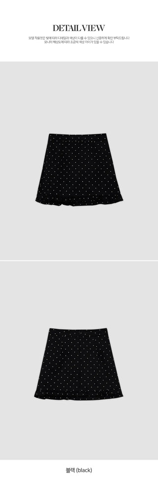 Toys H line Dot Frill Mini Skirt
