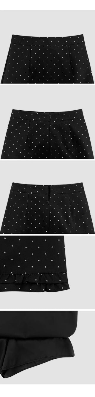 Toys H line Dot Frill Mini Skirt