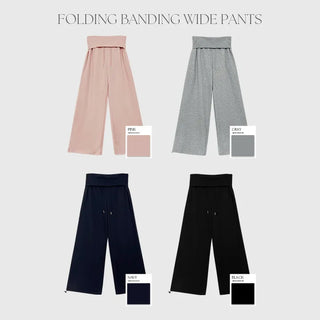 Lumilon Folding Two Way Elastic String Wide Training Pants