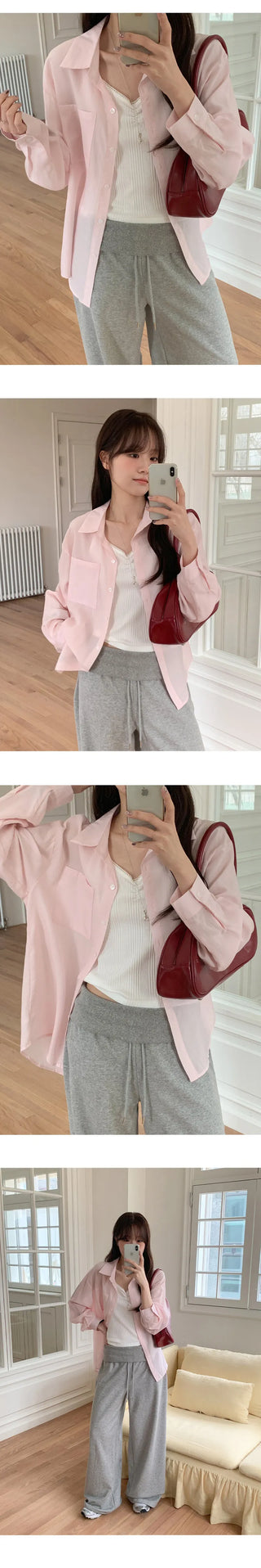 Claudie Lyocell Loose Fit Long Sleeve Shirt