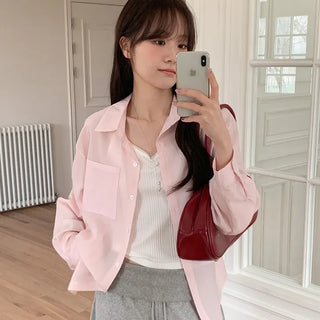 Claudie Lyocell Loose Fit Long Sleeve Shirt
