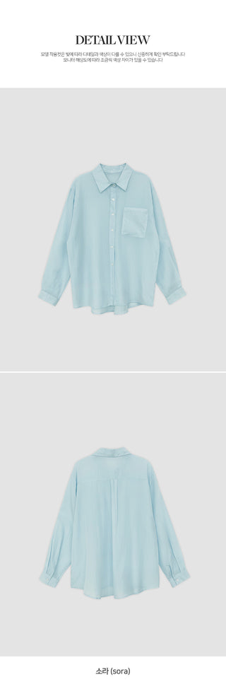 Claudie Lyocell Loose Fit Long Sleeve Shirt