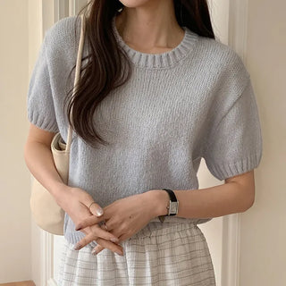 Luakin Round Short Sleeve Knit