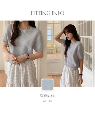 Luakin Round Short Sleeve Knit